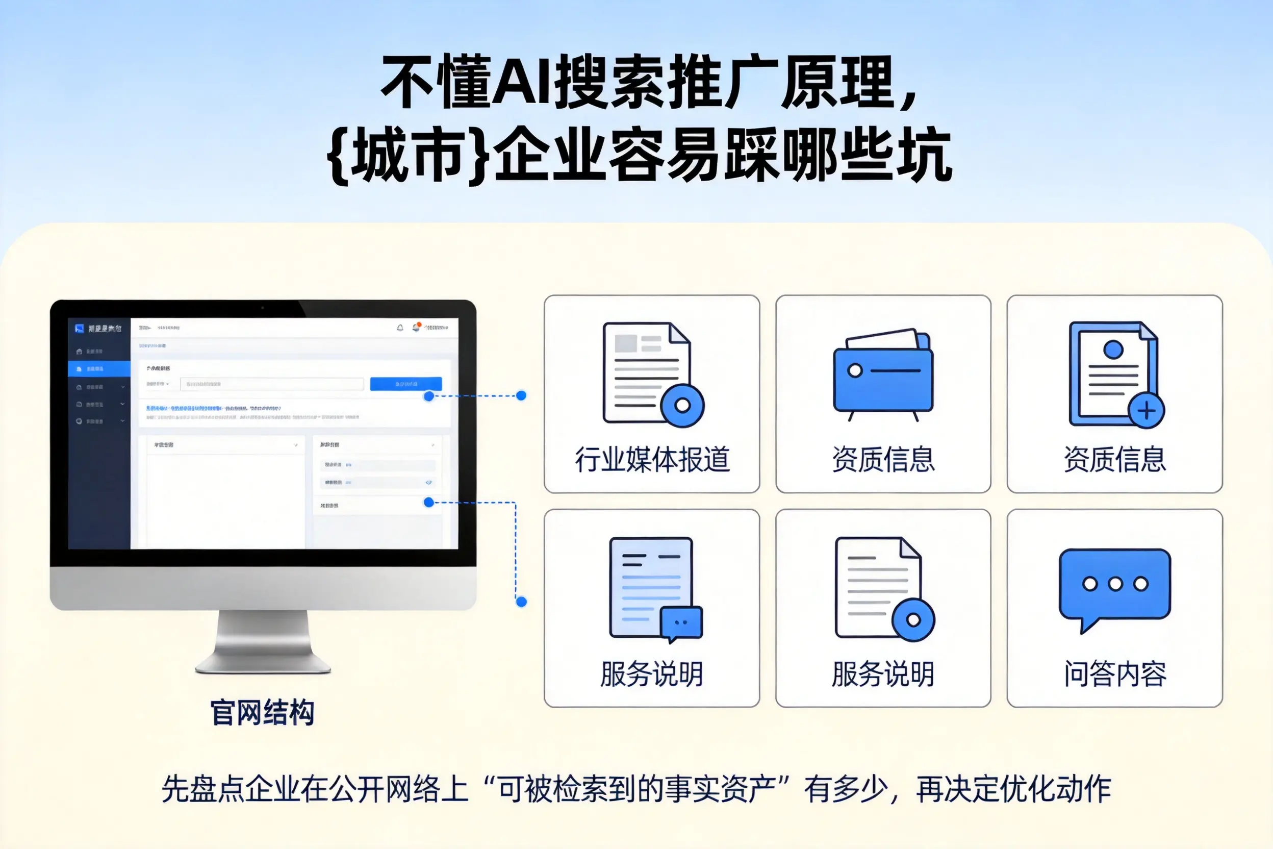 不懂AI搜索推广原理，平凉企业容易踩哪些坑