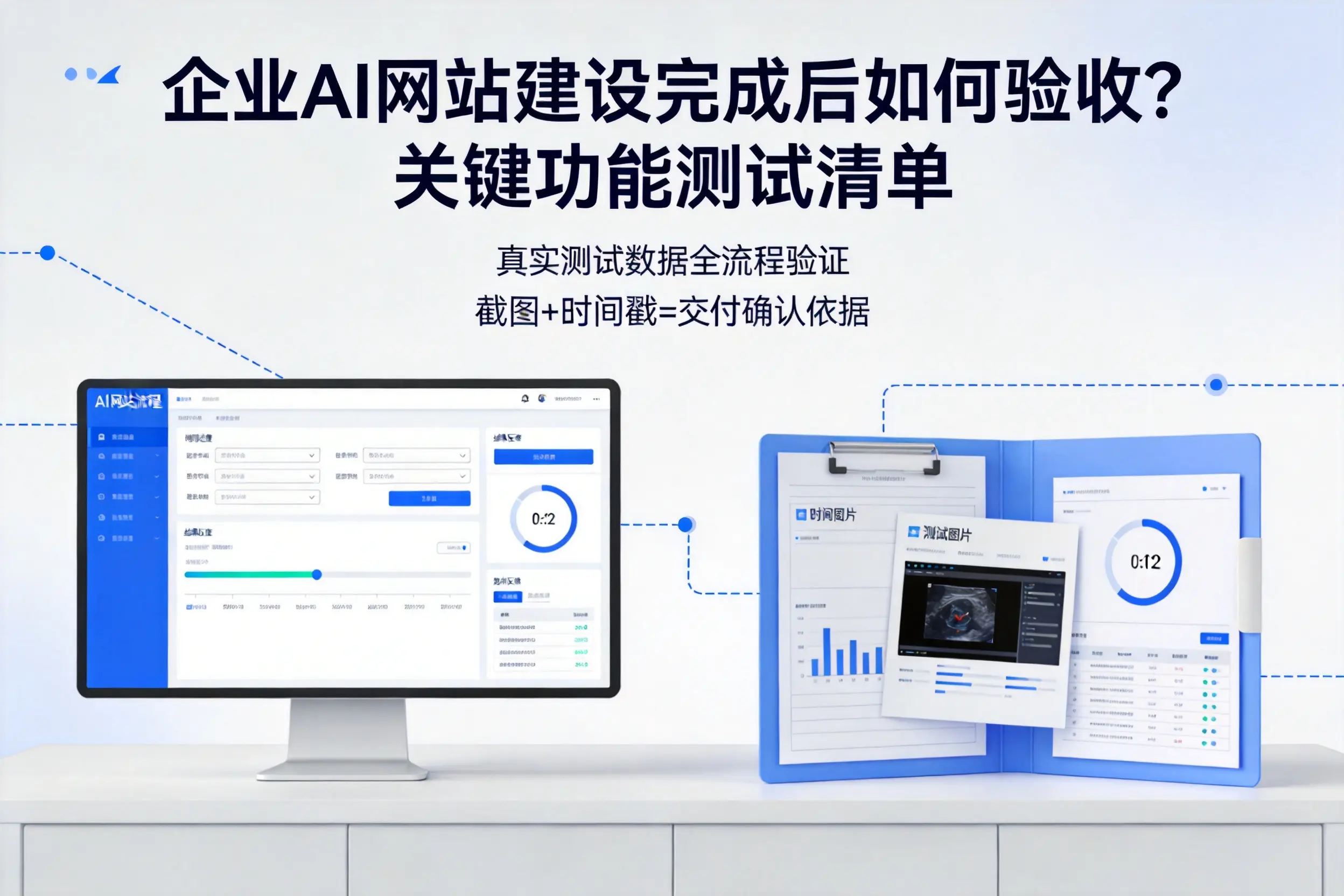 平凉企业AI网站建设完成后如何验收?关键功能测试清单
