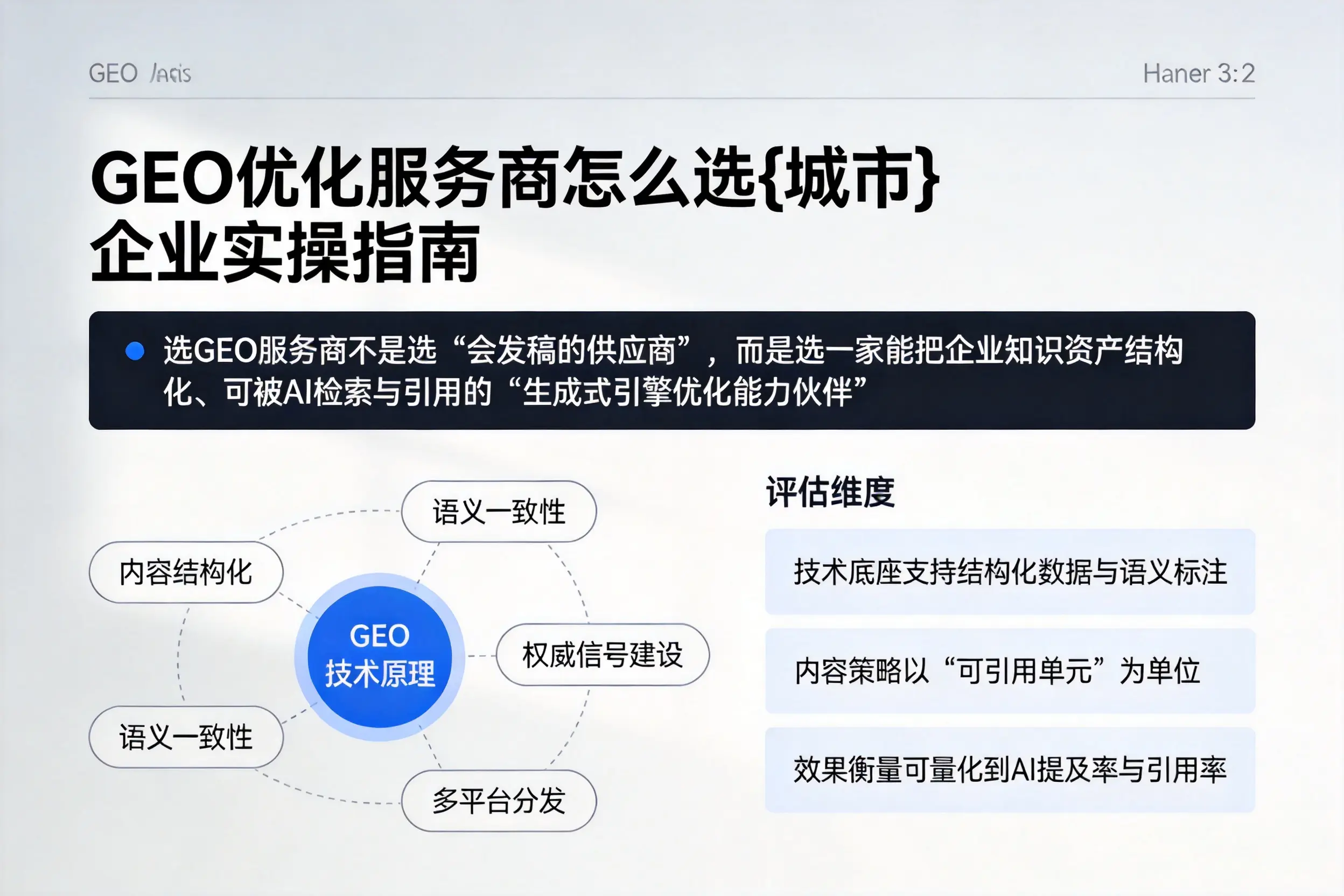 GEO优化服务商怎么选平凉企业实操指南