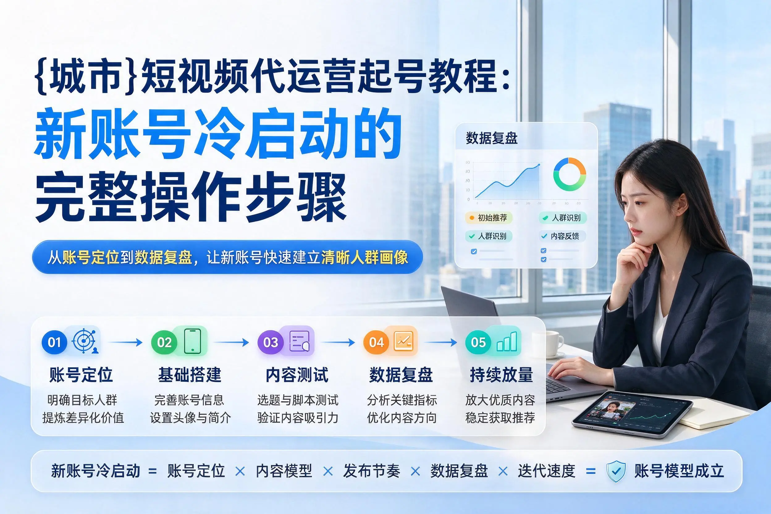 平凉短视频代运营起号教程：新账号冷启动的完整操作步骤