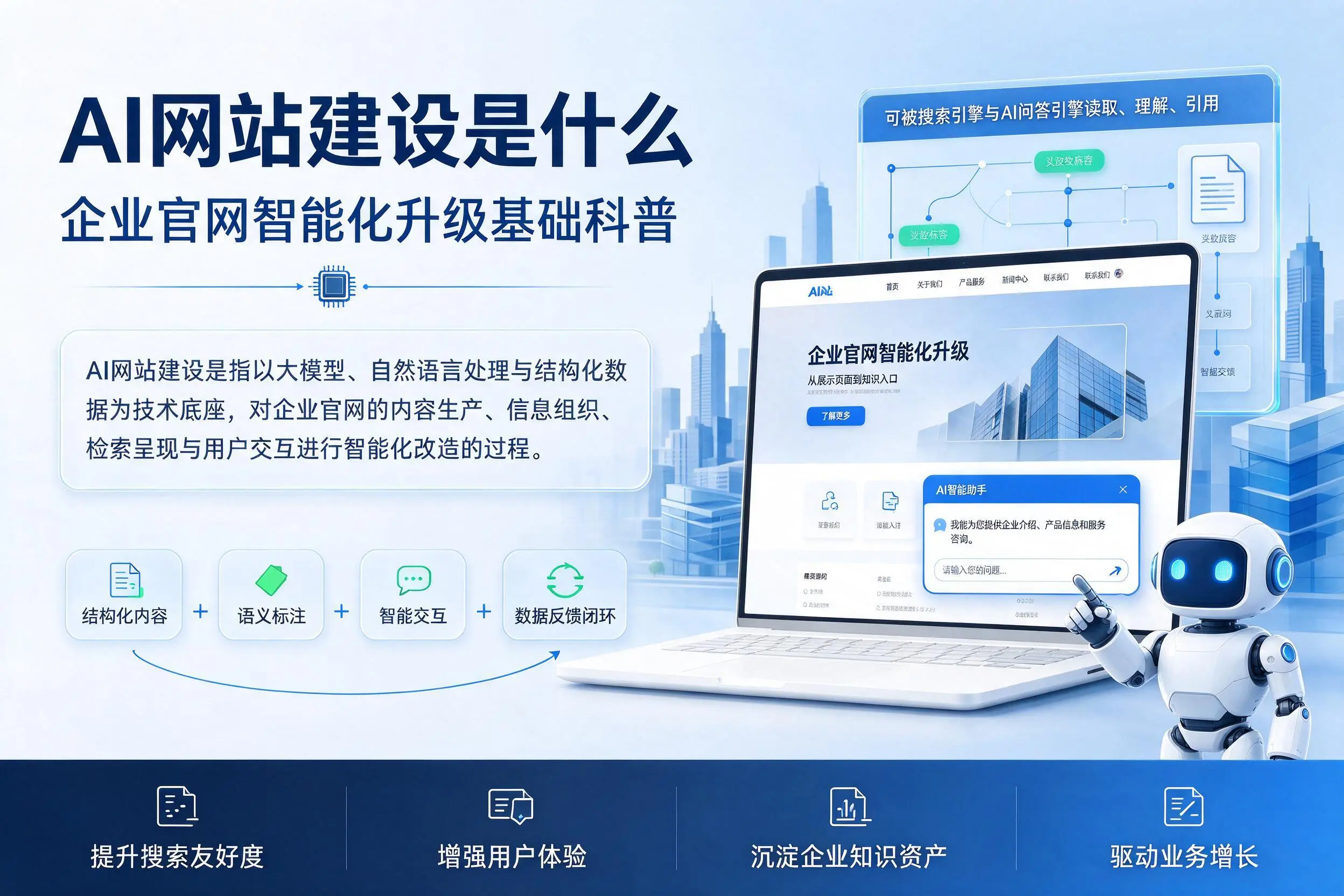 AI网站建设是什么:平凉企业官网智能化升级基础科普