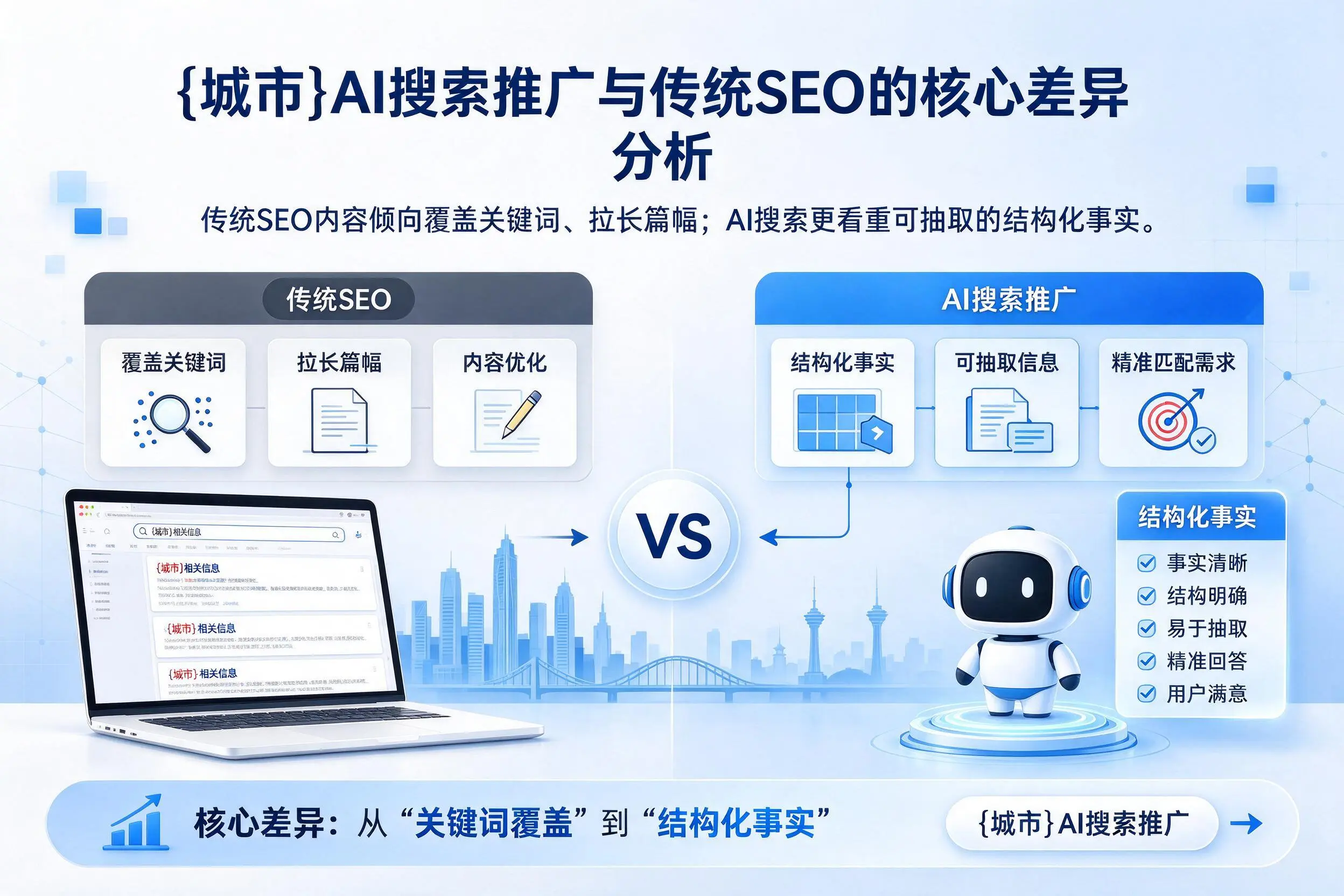 平凉AI搜索推广与传统SEO的核心差异分析